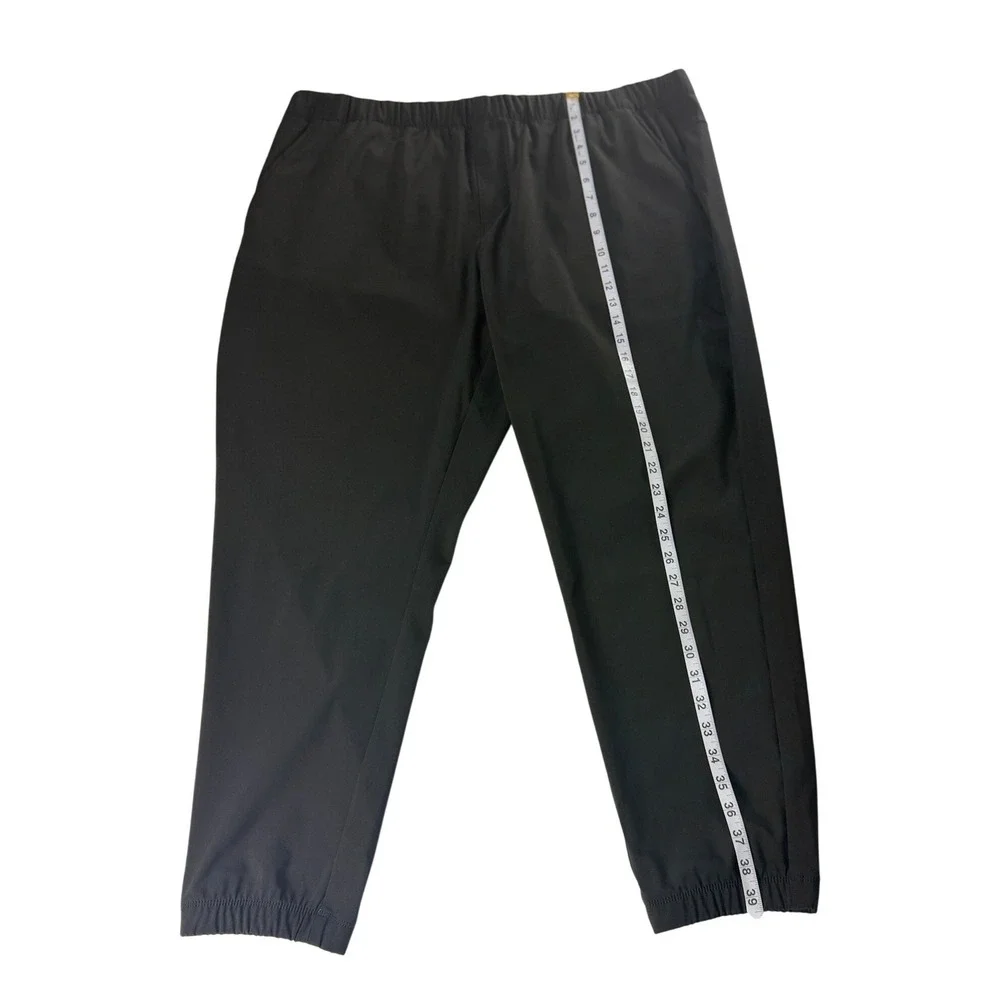 Member's Mark Mens Travel Jogger XXL Black 4-Way Stretch‎ Moisture Wicking NWT